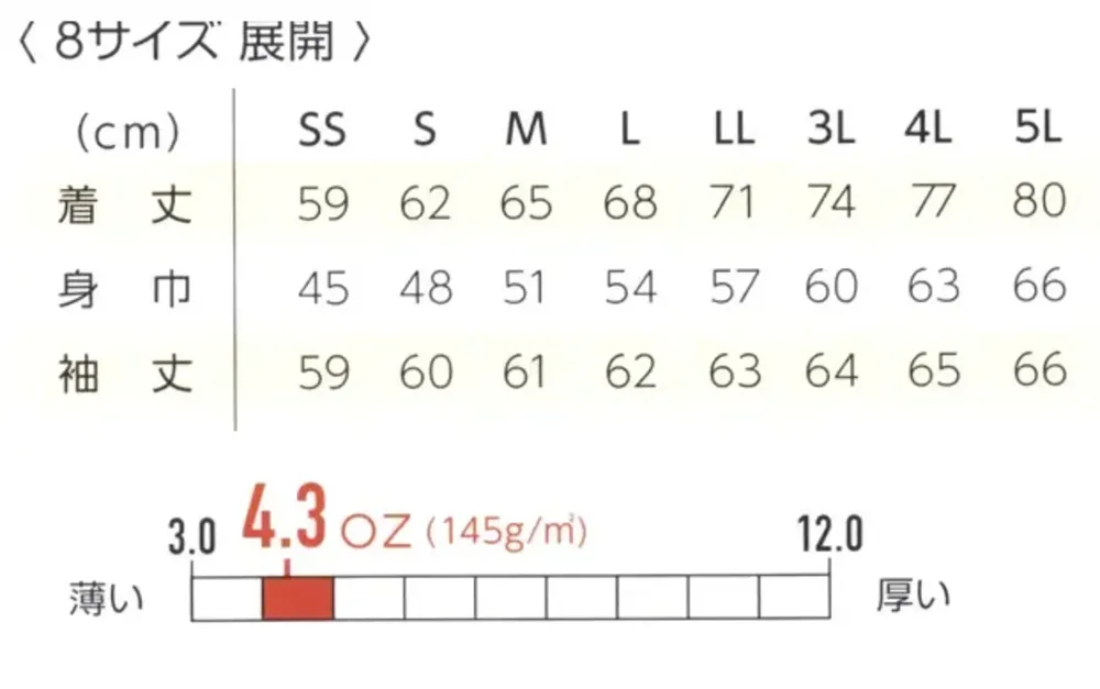 マスダ DRY-606 ドライタッチボタンダウン長袖 サイズ・スペック