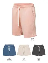 American Style 1468 6.4oz ガーメントダイ ライトウェイト スウェットショーツ Garment Dyed 6.4 oz Lightweight Sweat Shorts・こちらの商品はサイズ、色調（色ブレ）、素材感（生地感）、縫製（ステッチ等）、商品の仕様に個体差及び混在がある場合がございます。また、同一カラー・サイズにおいても原産国が混在いたします。・濃色の商品は湿った状態や、着用中の摩擦により他のものに移染する恐れがありますので、着用にはご注意ください。・洗濯の際には色落ちにご注意いただき、淡色・白ものとは必ず分けて洗ってください。仕様品番:1468品名:6.4oz ガーメントダイ ライトウェイト スウェットショーツ