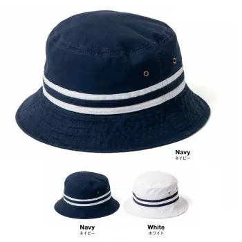 American Style 1595 ストライプ バケットハット