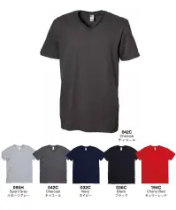 American Style 64V00 4.5オンス ソフトスタイルVネックTシャツ GILDAN®（ギルダン）ソフトでスタイリッシュなVネックTシャツ。4.5ozのリングスパン糸を使用した滑らかな肌触りが魅力です。浅すぎず深すぎずぎなVゾーンはインナーとしても活躍できるフレキシブルな一枚です。※他カラーは「64V00」に掲載しております。※この商品はご注文後のキャンセル、返品及び交換は出来ませんのでご注意下さい。※なお、この商品のお支払方法は、先振込（代金引換以外）にて承り、ご入金確認後の手配となります。