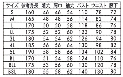 丸鬼 911 長袖ツナギ 快適な着心地のコットン100％素材でハードワークにも最適なすぐれた防縮性＆耐久性アイテム耐洗濯性に優れたプラスティック釦採用 サイズ／スペック