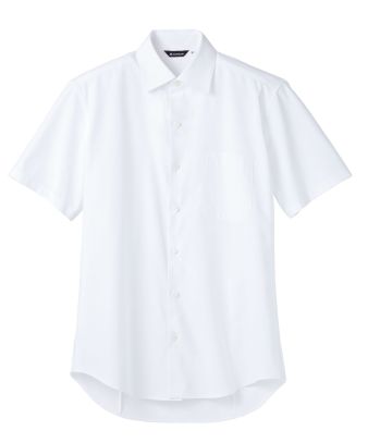 住商モンブラン BF2572-2 シャツ（メンズ・半袖） 透けにくく、イージーケアが嬉しいストレッチシャツ。