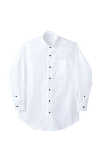 住商モンブラン BS2561-2 ウイングカラーシャツ（男女兼用・長袖） トレンドを取り入れたシャツで、最旬のシルエットを手に入れる。