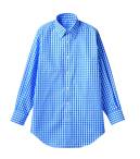 住商モンブラン CG2503-4 シャツ（男女兼用・長袖） 明るく気さくな印象になれる、チェックシャツ。先染めチェック大きめのチェック柄は、明るく親しみやすい印象。先染め糸で織り上げているので色あせにくく、形態安定加工でお手入れも簡単です。