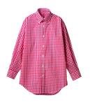 住商モンブラン CG2503-7 シャツ（男女兼用・長袖） 明るく気さくな印象になれる、チェックシャツ。先染めチェック大きめのチェック柄は、明るく親しみやすい印象。先染め糸で織り上げているので色あせにくく、形態安定加工でお手入れも簡単です。
