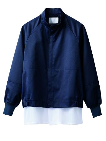 クリーンウェア 長袖白衣 住商モンブラン KT8701-9 ジャンパー（男女兼用・長袖） 食品白衣jp