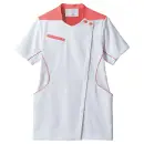 医療白衣com ナースウェア 半袖ジャケット（ブルゾン・ジャンパー） 住商モンブラン MJ058-0102 ジャケット（半袖）