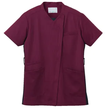 ナースウェア 半袖ジャケット（ブルゾン・ジャンパー） 住商モンブラン MS008-7282 スクラブ（半袖） 医療白衣com