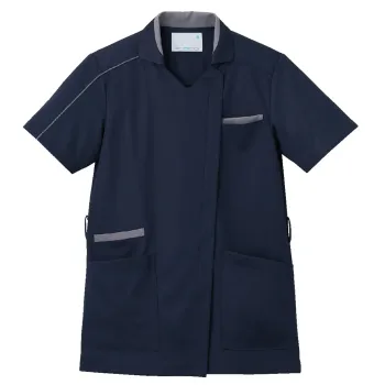 ナースウェア 半袖ジャケット（ブルゾン・ジャンパー） 住商モンブラン MS009-8391 スクラブ（半袖） 医療白衣com