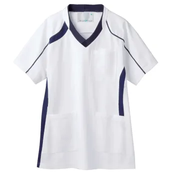 ナースウェア 半袖ジャケット（ブルゾン・ジャンパー） 住商モンブラン MS301-0109 スクラブ（半袖） 医療白衣com