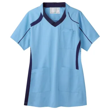 ナースウェア 半袖ジャケット（ブルゾン・ジャンパー） 住商モンブラン MS301-0309 スクラブ（半袖） 医療白衣com