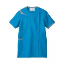 医療白衣com ナースウェア 半袖ジャケット（ブルゾン・ジャンパー） 住商モンブラン MS354-4340 スクラブ（半袖）