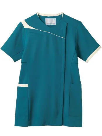 ナースウェア 半袖ジャケット（ブルゾン・ジャンパー） 住商モンブラン MS355-39 スクラブ（半袖） 医療白衣com