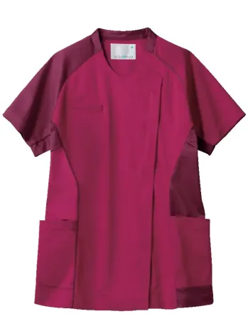 ナースウェア 半袖ジャケット（ブルゾン・ジャンパー） 住商モンブラン MS355-88 スクラブ（半袖） 医療白衣com