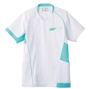 ナースウェア 半袖ジャケット（ブルゾン・ジャンパー） 住商モンブラン MS401-0132 スクラブ（半袖） 医療白衣com