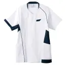 医療白衣com ナースウェア 半袖ジャケット（ブルゾン・ジャンパー） 住商モンブラン MS401-0183 スクラブ（半袖）