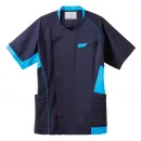 医療白衣com ナースウェア 半袖ジャケット（ブルゾン・ジャンパー） 住商モンブラン MS401-8322 スクラブ（半袖）