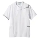 医療白衣com ナースウェア 半袖ジャケット（ブルゾン・ジャンパー） 住商モンブラン MS854-0140 スクラブ（半袖）