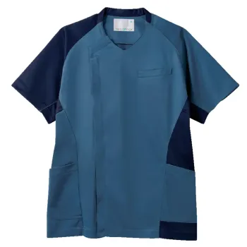 ナースウェア 半袖ジャケット（ブルゾン・ジャンパー） 住商モンブラン MS855-39 スクラブ（半袖） 医療白衣com