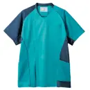 医療白衣com ナースウェア 半袖ジャケット（ブルゾン・ジャンパー） 住商モンブラン MS855-43 スクラブ（半袖）