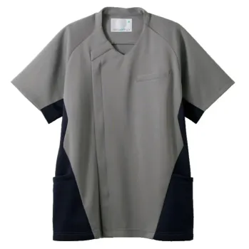 ナースウェア 半袖ジャケット（ブルゾン・ジャンパー） 住商モンブラン MS859-09 スクラブ（半袖） 医療白衣com