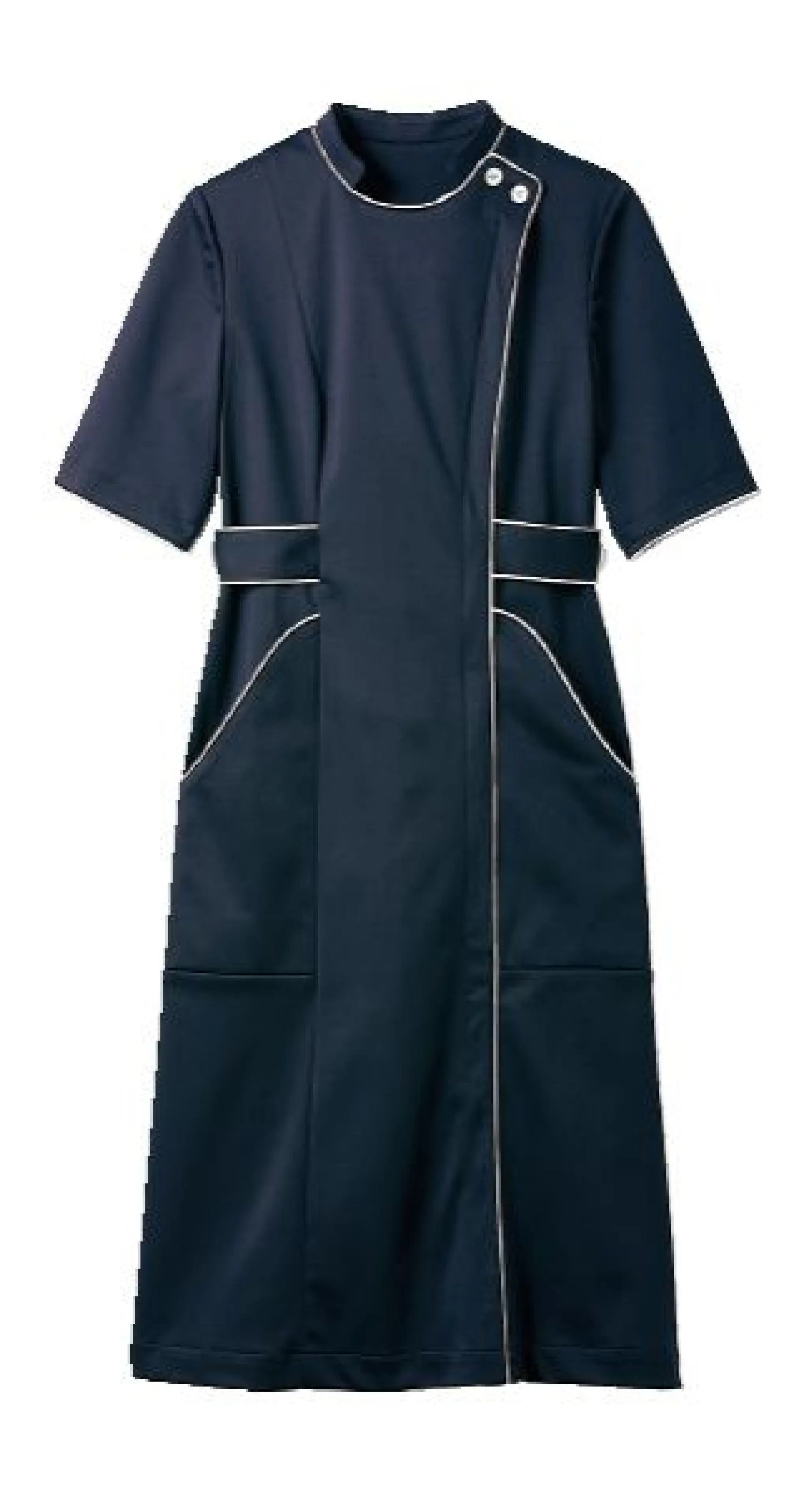 住商モンブラン OM311-93 ナースワンピース（半袖） 医療制服プロジェクト O.C.M.D(Osare Company Medical Design)思い出とともに記憶に残る医療制服病で辛い時不安な時、医療従事者の方の優しさに安心し、そして励まされる。元気になった時思い出すのは、医療制服に身を包んだ優しい笑顔。そして着用する医療従事者の方々にとっても動きやすくストレスフリーの日常を。O.C.M.D.は、そんな日常の思い出と共に記憶に残る医療制服を目指します。