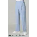 食品白衣jp 食品工場用 パンツ（米式パンツ）スラックス 住商モンブラン RS7511-4 パンツ（男女兼用・ツータック・両脇ゴム）