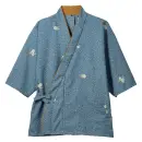 サービスユニフォームcom ジャパニーズ 七分袖シャツ 住商モンブラン ST004-22 茶衣着上衣（七分袖）