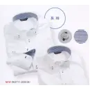 医療白衣com 介護衣 長袖シャツ 住商モンブラン ZK2711-2CB ニットシャツ（男女兼用・長袖）