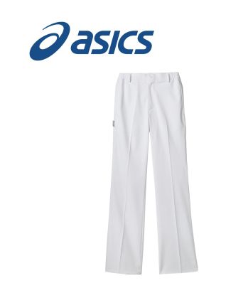 ドクターウェア パンツ（米式パンツ）スラックス アシックス CHM152-10 パンツ（ノータック・両脇ゴム） 医療白衣com
