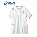 医療白衣com ドクターウェア 半袖ジャケット（ブルゾン・ジャンパー） アシックス CHM354-0192 スクラブ（半袖）
