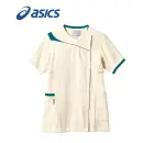 医療白衣com ドクターウェア 半袖ジャケット（ブルゾン・ジャンパー） アシックス CHM354-0549 スクラブ（半袖）