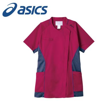 ドクターウェア 半袖ジャケット（ブルゾン・ジャンパー） アシックス CHM356-89 スクラブ（半袖） 医療白衣com