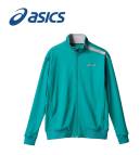 アシックス CHM507-4213 ジャケット（男女兼用・長袖） ASICSスポーツ工学から生まれた技術を、医療・介護の現場へ最前線で戦うトップアスリートの要求に応える、高いパフォーマンス性能を備えたウエアを開発してきたアシックス。その技術とノウハウから、体の動きをサポートする立体裁断を採用したユニフォームが生まれました。抱える、支える、しゃがむなど、体への負担が大きい動作が多い医療・介護の現場でも、特殊カッティングの機能派ユニフォームが動く人の体をしなやかに支えます。スタンドカラーとすっきり細身のシルエットで、スタイリッシュに。●アシンメトリーデザインスポーティーで先進的な印象のアシンメトリーな配色ライン。●衿裏配色ファスナーを開けたときに見える衿裏の配色で、おしゃれ感アップ。●拘りのファスナーファスナーの引手はアシックスのロゴ入り、配色もおしゃれに。●シームポケットデザインの邪魔をしないすっきりシームポケット。●リブ仕様の裾裾はリブ仕様で腰回りにフィット。【ライセンス商品】この商品は、アシックスジャパン株式会社とのライセンス契約により住商モンブラン株式会社が製造したものです。