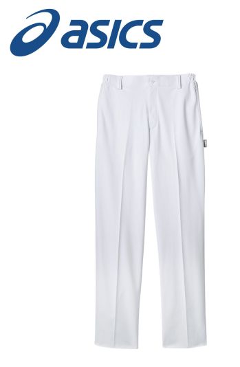 ドクターウェア パンツ（米式パンツ）スラックス アシックス CHM652-10 パンツ（ノータック・両脇ゴム） 医療白衣com
