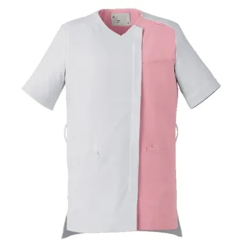 ナースウェア 半袖ジャケット（ブルゾン・ジャンパー） uka UM503-WHLP スクラブ（半袖） 医療白衣com