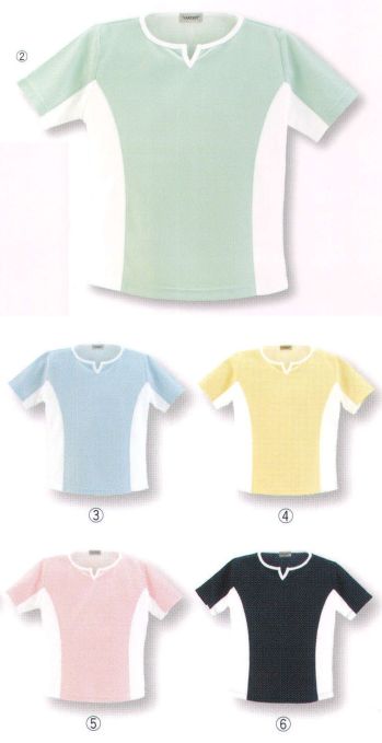 介護衣 半袖Ｔシャツ 丸鷹産業 JS20 レディースTシャツ 医療白衣com