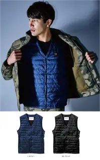 村上被服 1077 インナーヒートベスト Heating VEST SRIES快適ウェアのテクノロジーを防寒アイテムに。ヒーター付き・軽量でも高い防寒性能を発揮。厳しい寒さも軽快に乗り切るHOOHのWINTERギア。※別売りのV1333スモールバッテリーセットをご使用ください。【ヒートベストのお取り扱いについて】[安全上の注意]・濡れている場合や、濡れた衣類の上から着用しないでください。・素肌に着用しないでください。・低温やけどに注意してください。睡眠時は使用しないでください。・修理や改造をしないでください。・静電気が発生する恐れがある場所では使用しないでください。・乳幼児の手の届かないところで保管してください。・水中で使用しないでください。・専用バッテリー以外は使用しないでください。・高所からの落下等、強い衝撃を与えないでください。・針やピンなどで傷をつけないでください。・異常を感じたらすぐに着用を中止してください。[お手入れ方法]・ヒートベストを洗う場合にはベストに付いている洗濯表示、注意表示の内容に従ってください。・洗濯時には必ずバッテリーを外してから選択してください。・風通しの良い場所で自然乾燥させてください。乾燥機は使用しないでください。・洗濯後の濡れた状態で使用しないでください。【ご注意】HOOHヒートベスト着用時は、HOOHヒートベスト専用のバッテリーを必ず使用してください。他社商品との組み合わせて使用した際に発生する故障や事故につきましては責任を負いません。※「5Lサイズ」は販売を終了致しました。