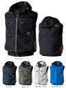 村上被服 V1219 サイドファンフードベスト（ファン・バッテリー・保冷剤別売）
