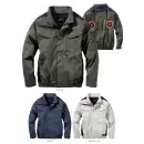 作業服JP 男女ペア 長袖ジャケット（ブルゾン・ジャンパー） 村上被服 V4252 難燃ミドルファン長袖ブルゾン（ファン・バッテリー・保冷剤別売）