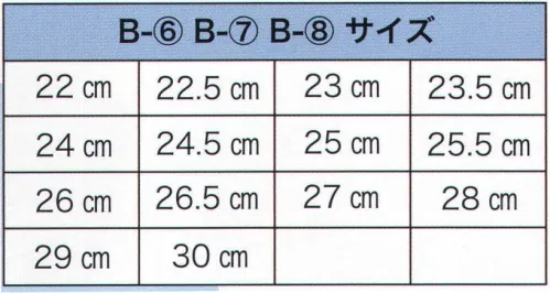 東京いろは B-6 地下足袋（白7枚コハゼ） 22．0センチ追加致しました。※この商品はご注文後のキャンセル、返品及び交換は出来ませんのでご注意下さい。※なお、この商品のお支払方法は、先振込（代金引換以外）にて承り、ご入金確認後の手配となります。 サイズ／スペック