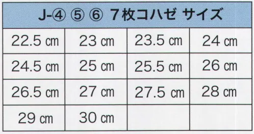 東京いろは J-4 祭地下足袋（ロール底）（白7枚コハゼ） ※この商品はご注文後のキャンセル、返品及び交換は出来ませんのでご注意下さい。※なお、この商品のお支払方法は、先振込（代金引換以外）にて承り、ご入金確認後の手配となります。 サイズ／スペック