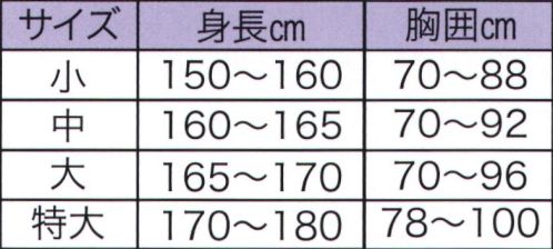東京いろは KOROMO-95 鯉口シャツ（注染）（鯉） ※この商品はご注文後のキャンセル、返品及び交換は出来ませんのでご注意下さい。※なお、この商品のお支払方法は、先振込（代金引換以外）にて承り、ご入金確認後の手配となります。 サイズ表