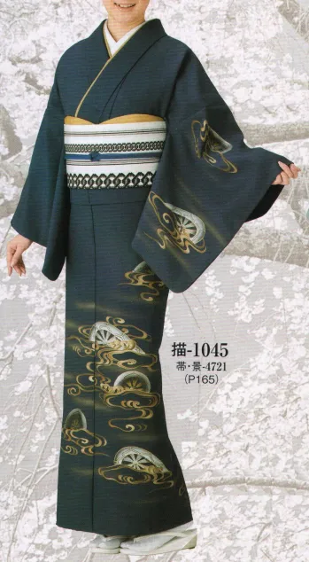 踊り衣装・着物 踊り衣装 日本の歳時記 1045 一越手描き付下絵羽 描印（反物） 祭り用品jp