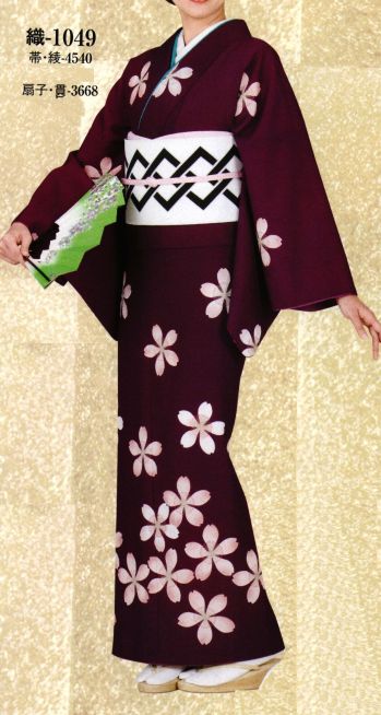 踊り衣装・着物 踊り衣装 日本の歳時記 1049 ちりめん付下絵羽 織印（反物） 祭り用品jp