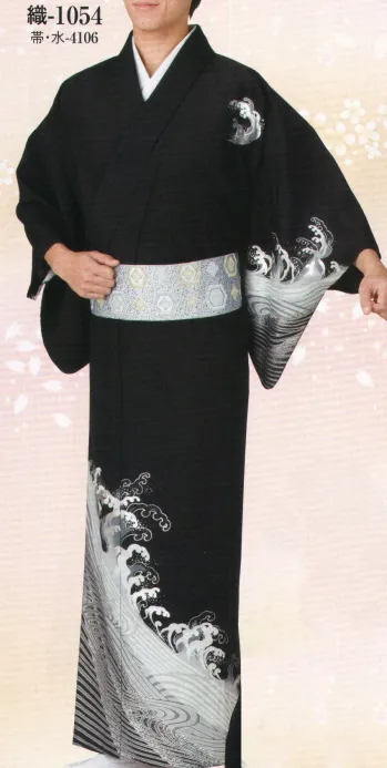 踊り衣装・着物 踊り衣装 日本の歳時記 1054 ちりめん付下絵羽 織印（反物） 祭り用品jp