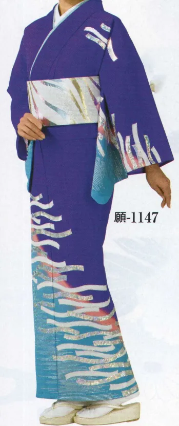 踊り衣装・着物 踊り衣装 日本の歳時記 1147 ホロ箔絵羽 願印(反物) 祭り用品jp