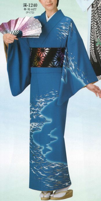 踊り衣装・着物 踊り衣装 日本の歳時記 1240 一越絵羽 渓印（反物） 祭り用品jp