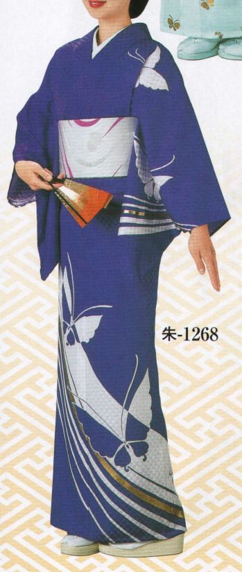 踊り衣装・着物 踊り衣装 日本の歳時記 1268 綸子絵羽 朱印（反物） 祭り用品jp