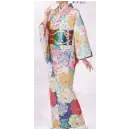 祭り用品jp 踊り衣装・着物 踊り衣装 日本の歳時記 1349 特殊染小紋 椿印